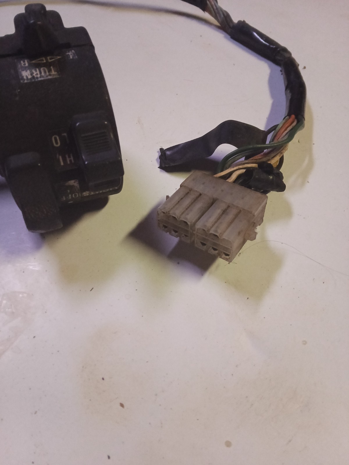 1978 GS550E On/Off Switch Turn Signal Horn Control Assembly Wiring