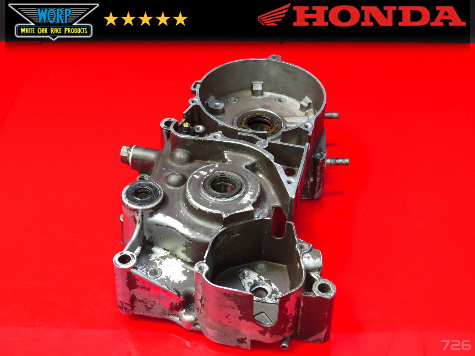 1974 HONDA MT125 ELSINORE MATCHED CRANKCASE CRANK CASE SET LEFT RIGHT OEM