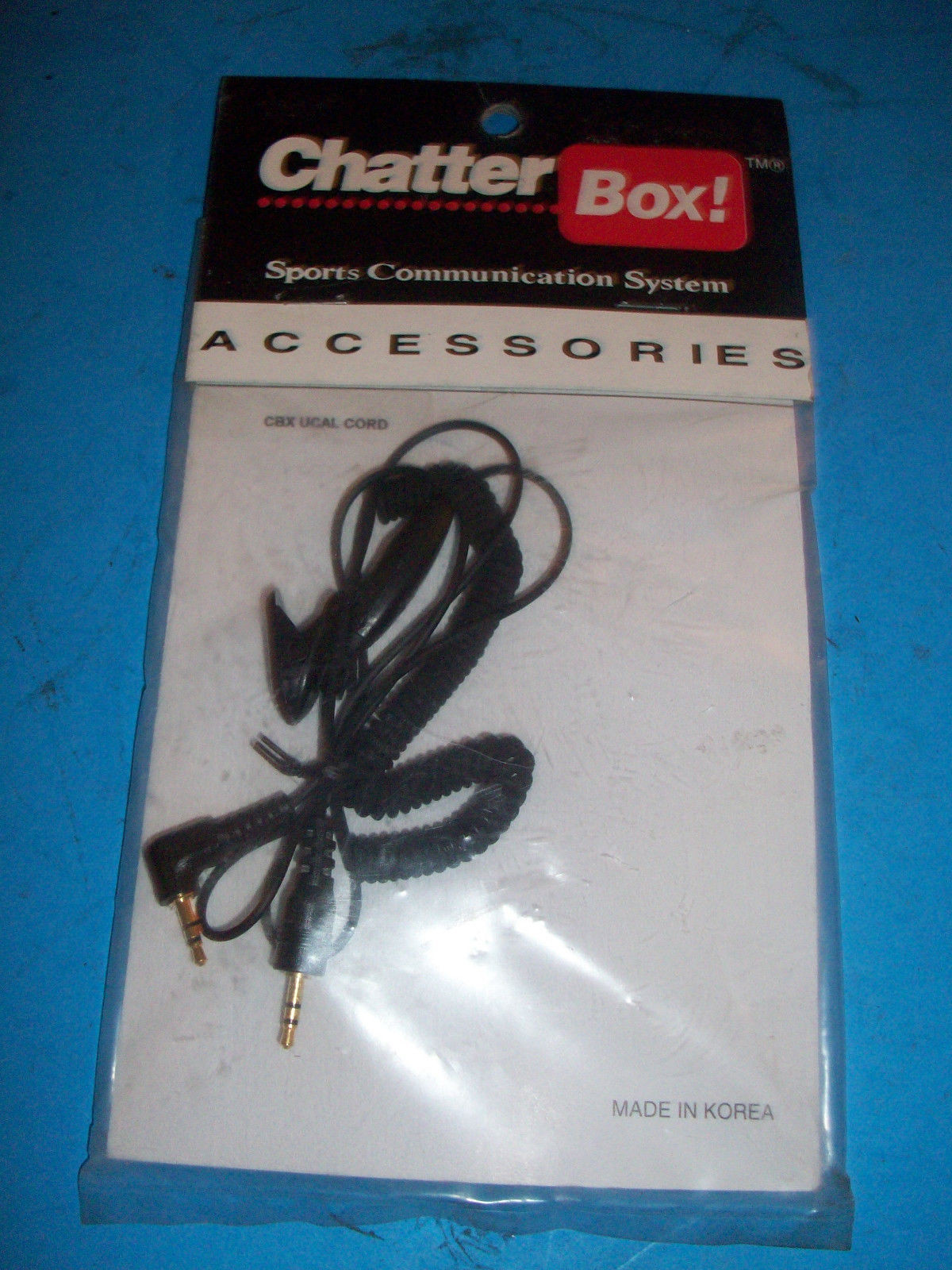 CHATTER BOX CBXUCAL Universal Call Extension Cord CBX UCALL X1 X2