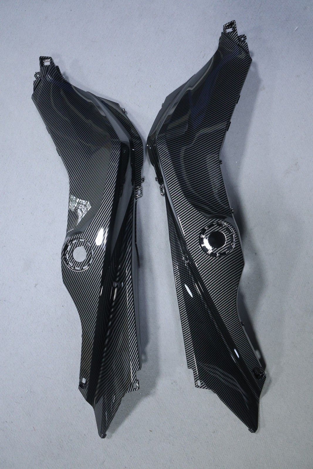 Black Carbon Fiber Plastic Fairing Kit For BMW S1000XR 2020-2024 ABS Bodywork