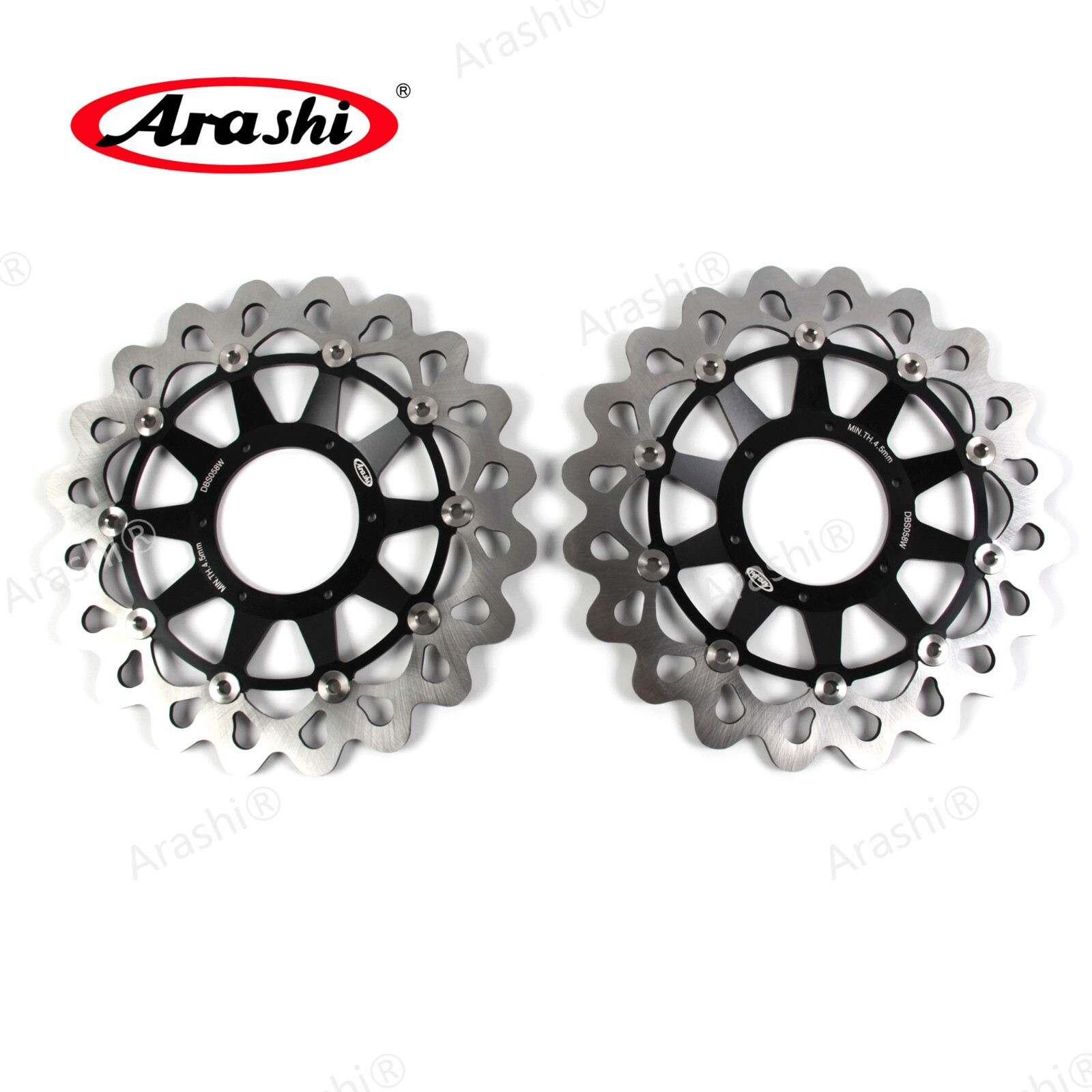 For Honda CBR1000RR Fireblade 2008-2016 Arashi Front & Rear Brake Rotor Disc SET