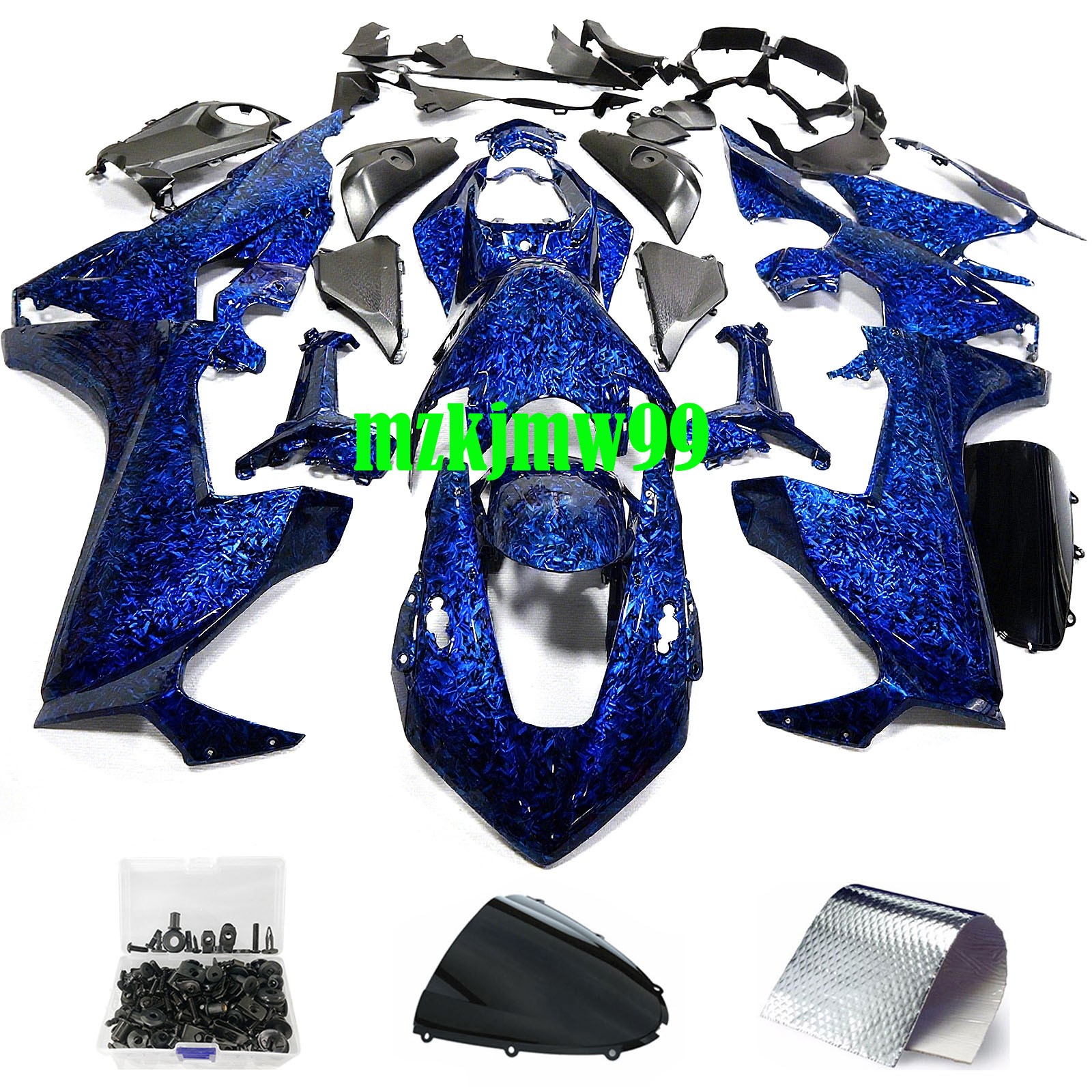 Forged Carbon Fiber ABS Plastic Fairing Kit+Bolts For Honda CBR1000RR 2017-2026