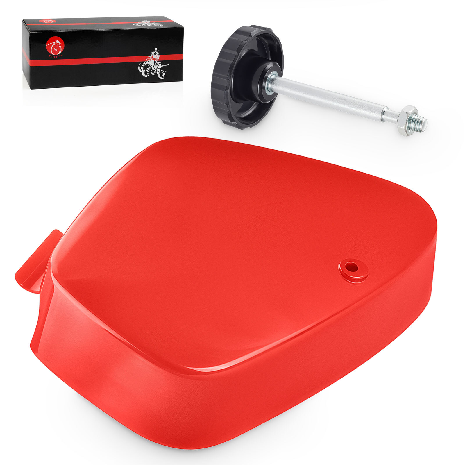 Right Side Battery Box Cover & Latch Knob for Honda CT90 CT110 C70M CA100 CA102
