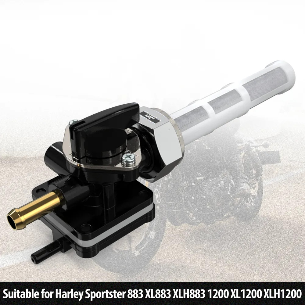 FUEL VALVE VACUUM Petcock For Harley Davidson Dyna Softail Heritag Electra Glide