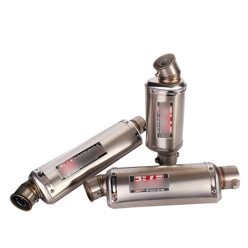 Motocycle 38~51mm Stainless Steel Street Bike ATV Exhaust pipe with Silencer Tip