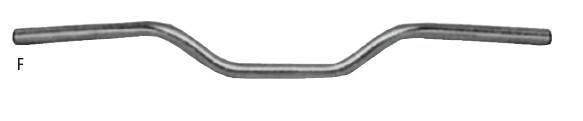 FIRE POWER Street Handlebars 7/8″ Chrome 23-12563