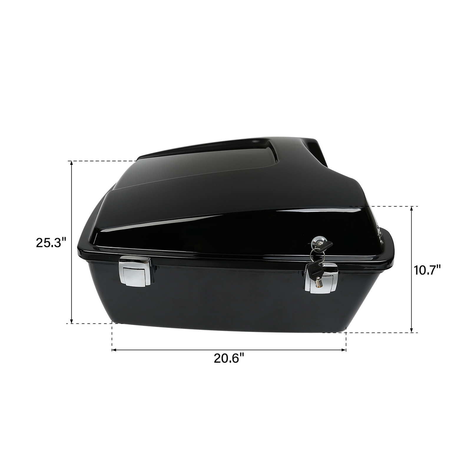 10.7” Chopped Trunk Backrest Mount Fit For Harley Electra Street Glide 97-08