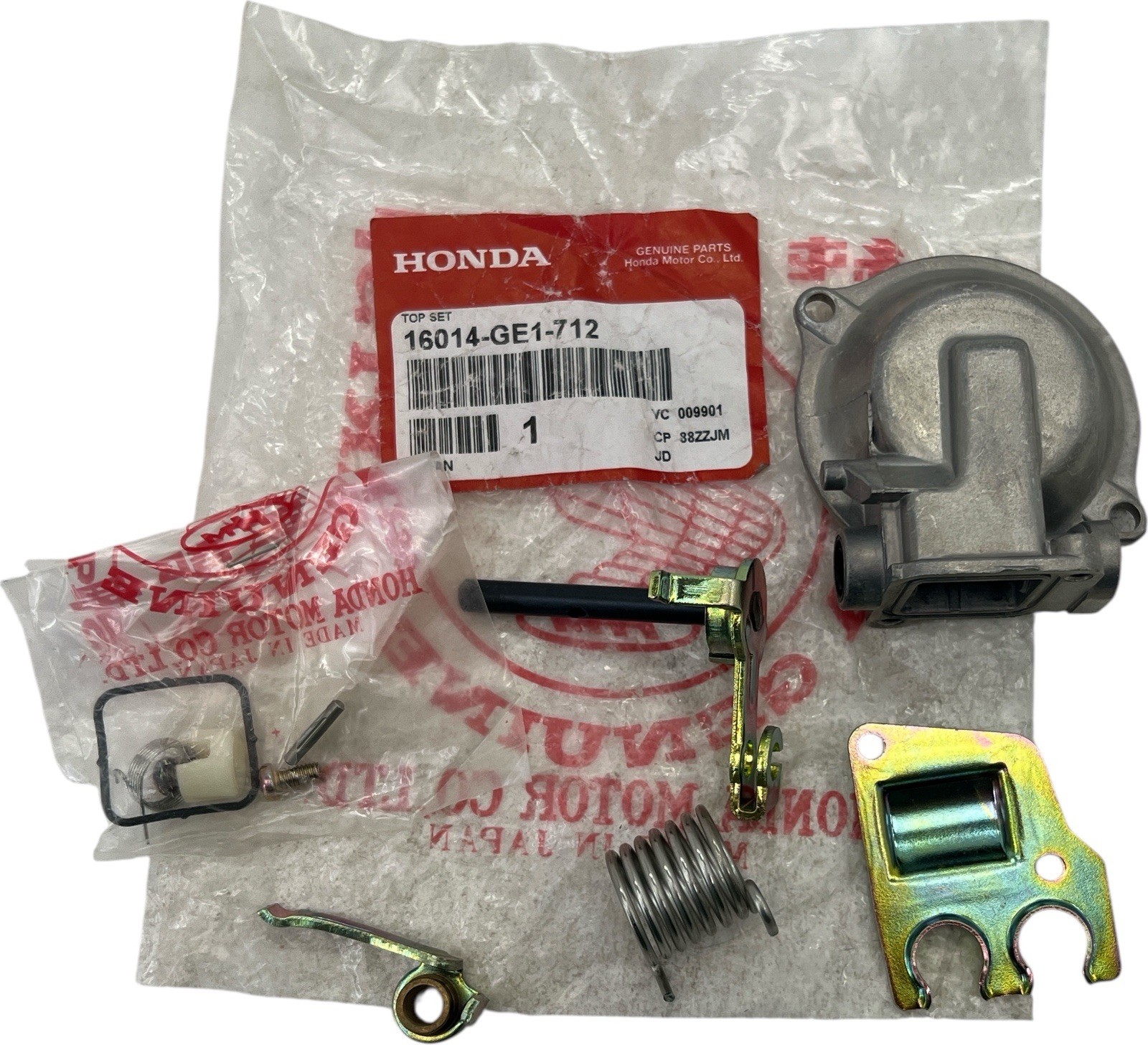 16014-GE1-712 OEM HONDA CH80A 1985 Elite 80 Scooter Carburetor Top Set NOS