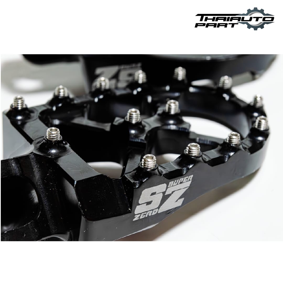 Foot Pegs Bike Footpegs Rests Pedals Cnc Black For Kawasaki Klx140L/G/Rf
