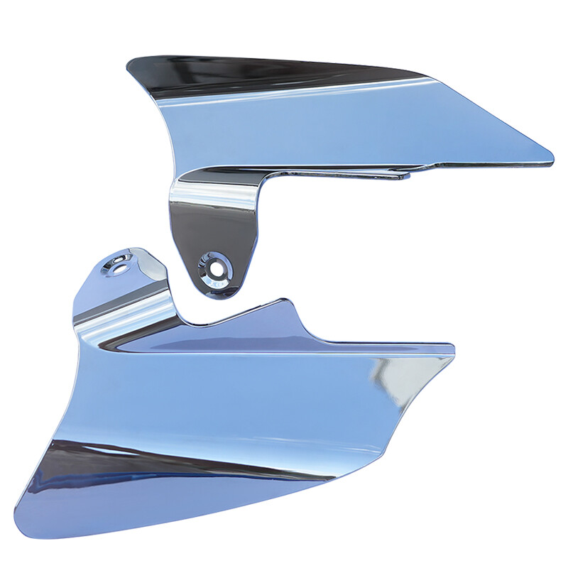 Mid Frame Shield Air Saddle Heat Deflector For Harley Electra Road Glide Chrome