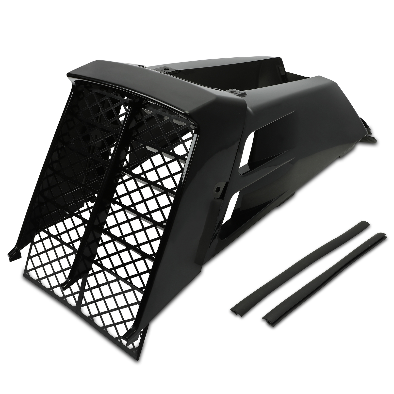 Black Radiator Cover Grill & Gas Tank Side Covers For Yamaha Banshee 1987-2006
