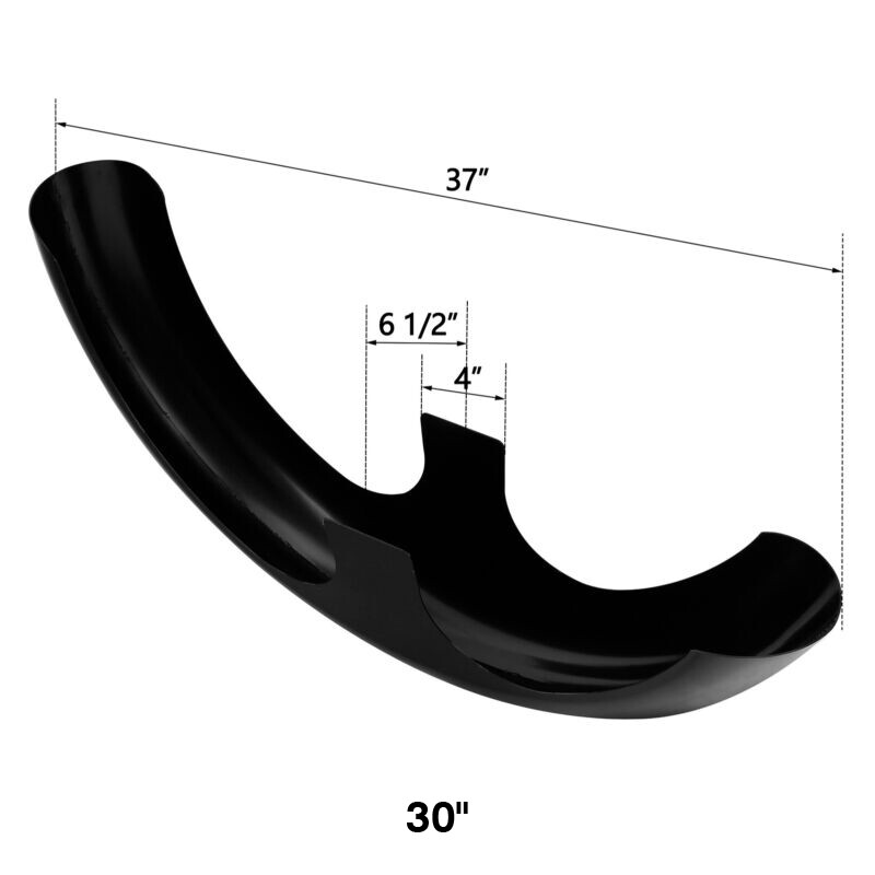 Unpainted/Painted 21” 23” 26” 30” Wheel Wrap Front Fender For Harley Touring