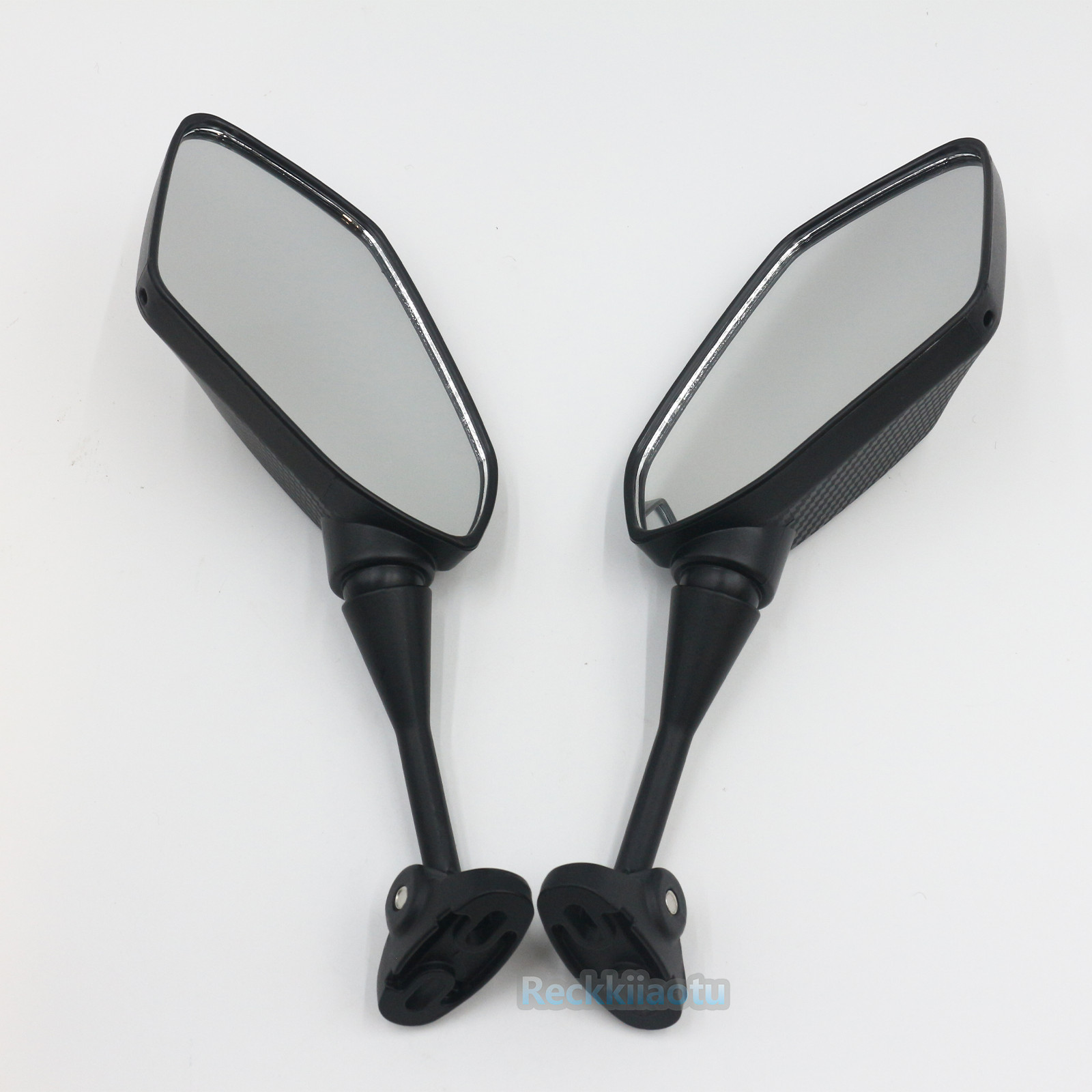 Pair Left & Right Rearview Side Mirrors for Honda CBR250R CBR300R CBR500R Carbon