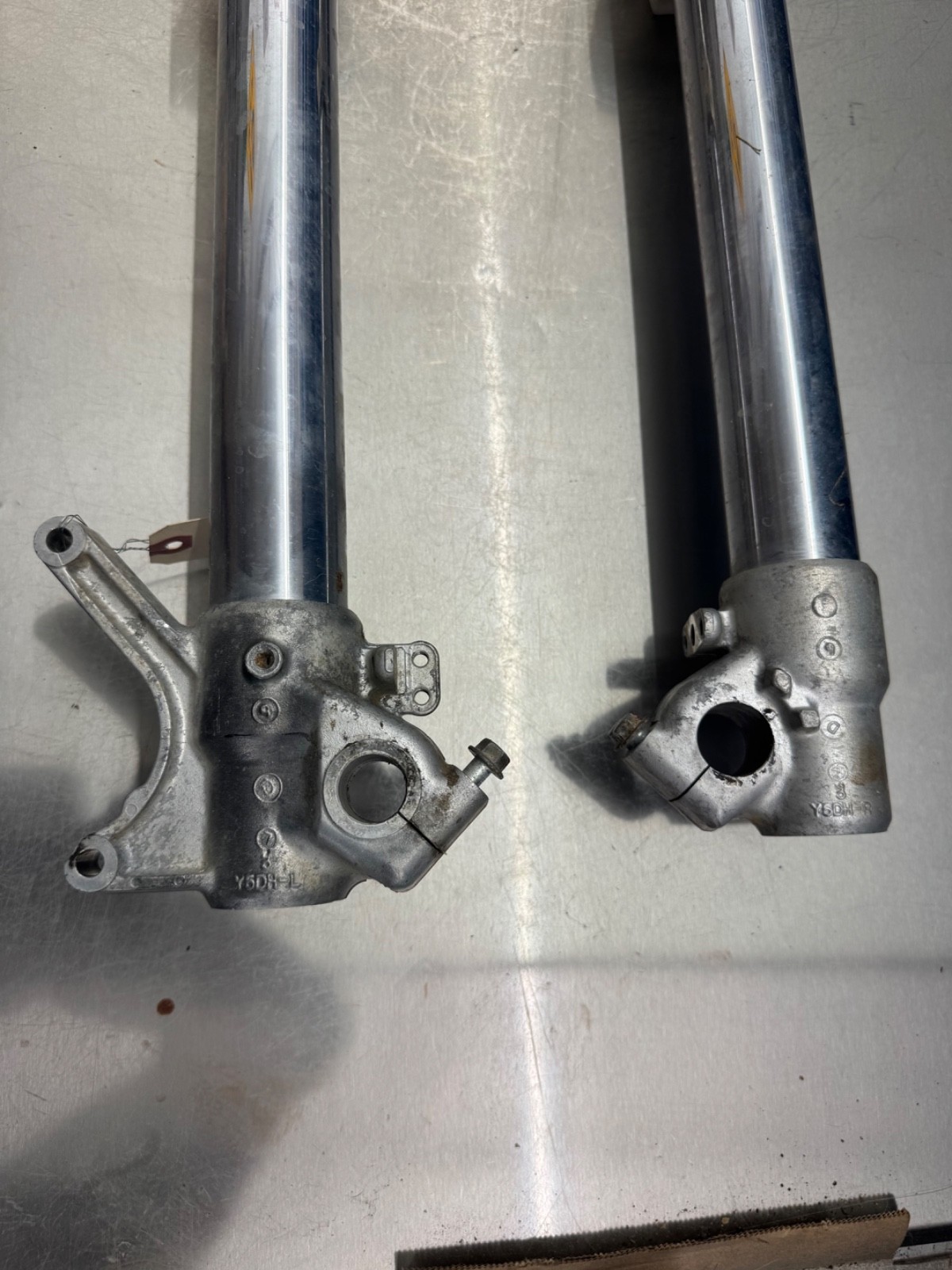 2003 01-04 WR450F WR450F YZ250F YZ125 Front Fork Set Suspension w/ Triple clamp