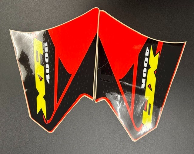 HONDA XR400 400 XR FUEL TANK DECALS STICKERS GAS DECALS THICK QUALITY BLEM