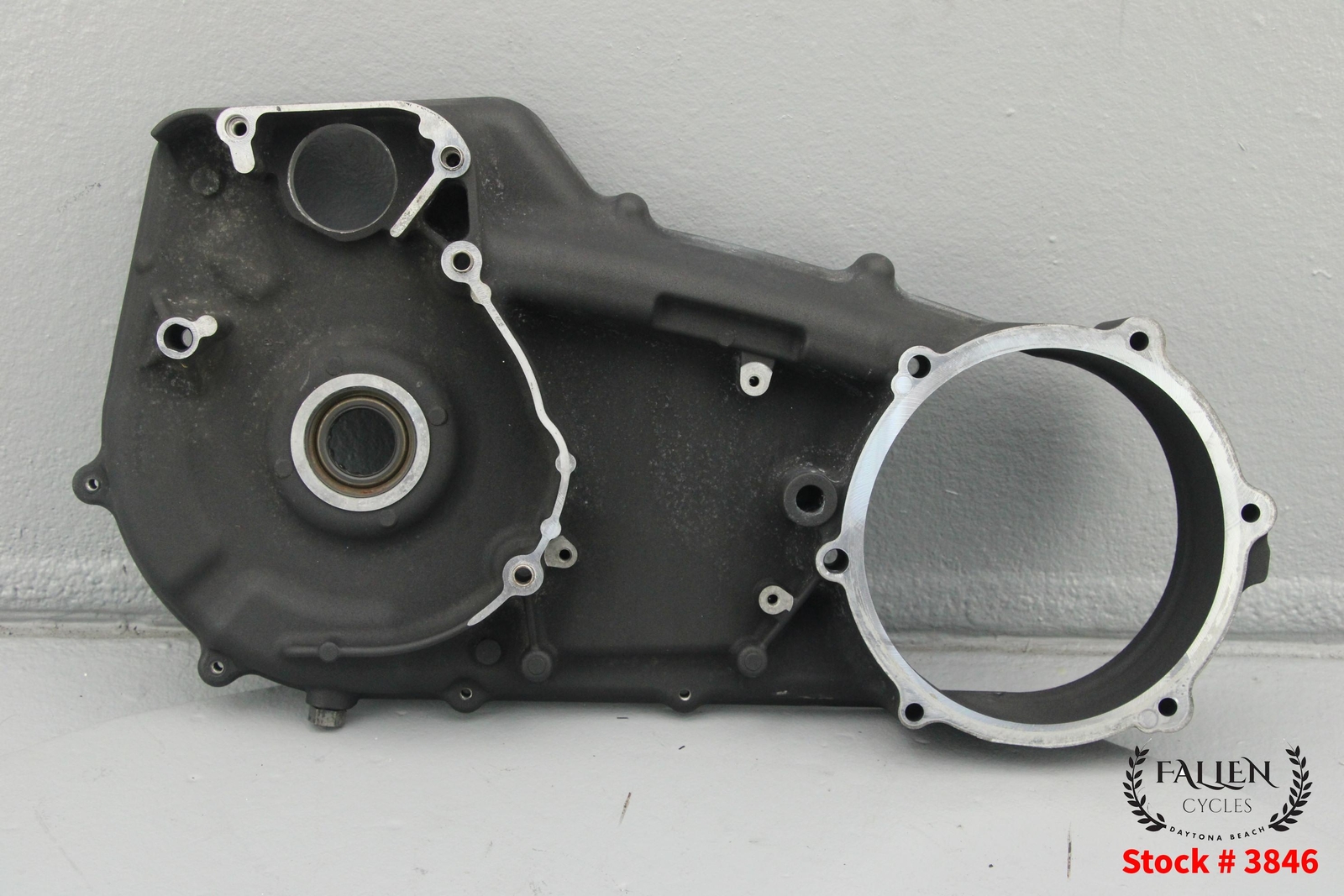 2014 Harley Dyna Switchback Inner Primary Clutch Housing WRINKLE BLACK 60681-06