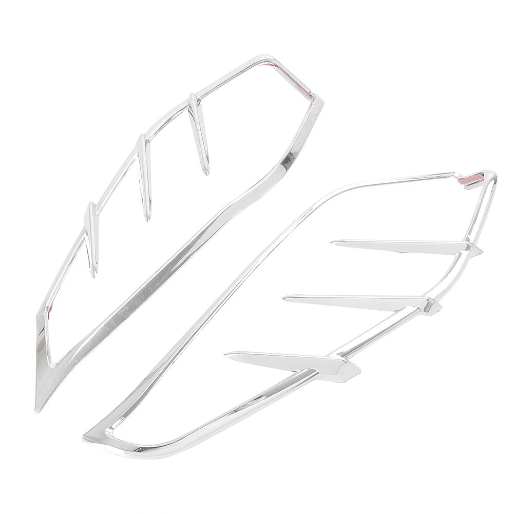 Pair Chrome Mid-Frame Deflectors Trim Fit Harley Touring 2009-2016 2015 2010 14