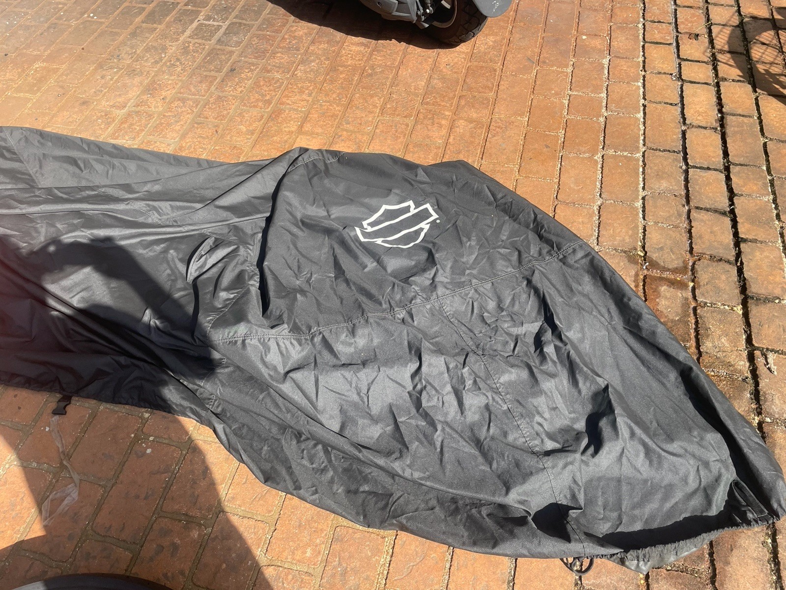 OEM Harley-Davidson Indoor Outdoor Motorcycle Bike Cover Orange Black Touring