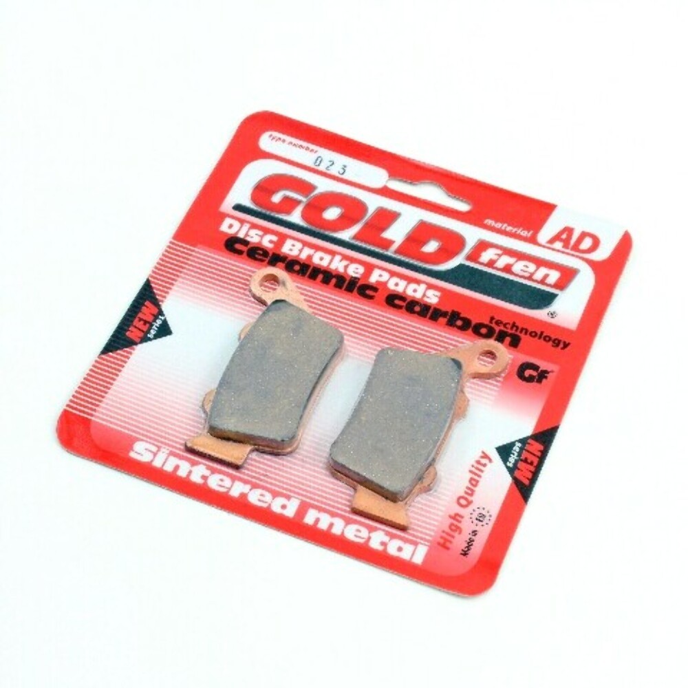 GOLDfren AD-023 Ceramic Brake Pads – 1 Pair for Rear Calipers