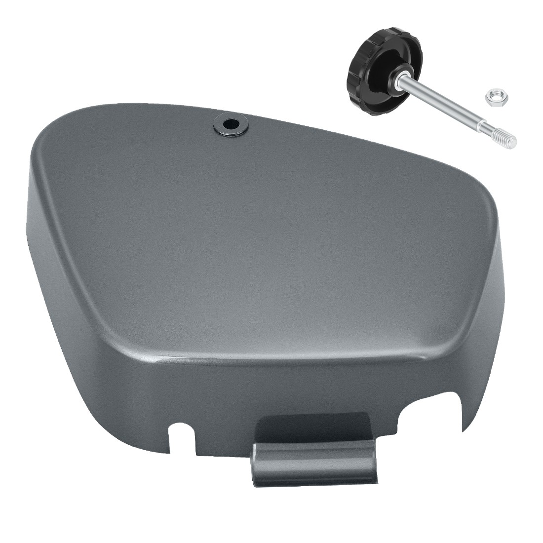 Right Battery Side Cover & Knob For Honda CT90 1966-1979, CT110 1980-1986 Trail