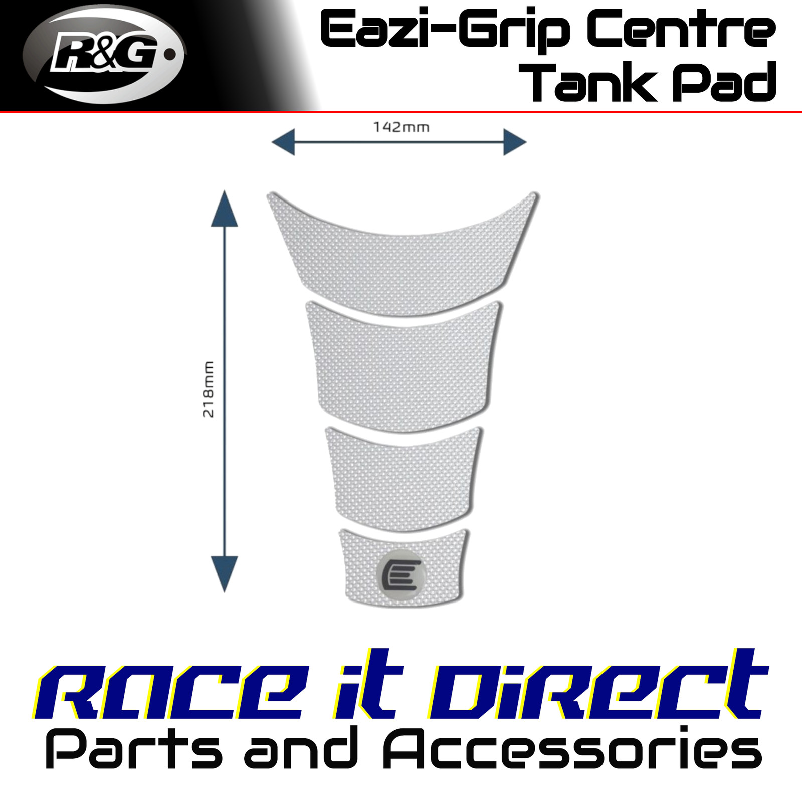 Eazi-Grip Centre Tank Pads for Ducati Monster 797 2014-2018 Pro A Clear