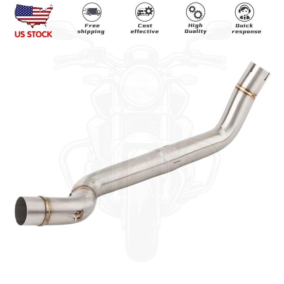 For Honda CBR600RR F5 2005-2026 Carbon Exhaust System Kit Mid Link Pipe Muffler