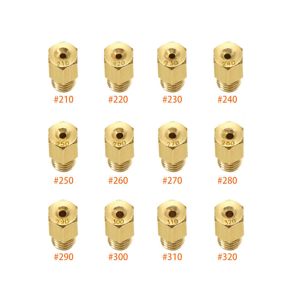 For Mikuni VM TM TMX Carburetor Main Jets Set # 210-260 270 280 290 300 310 320