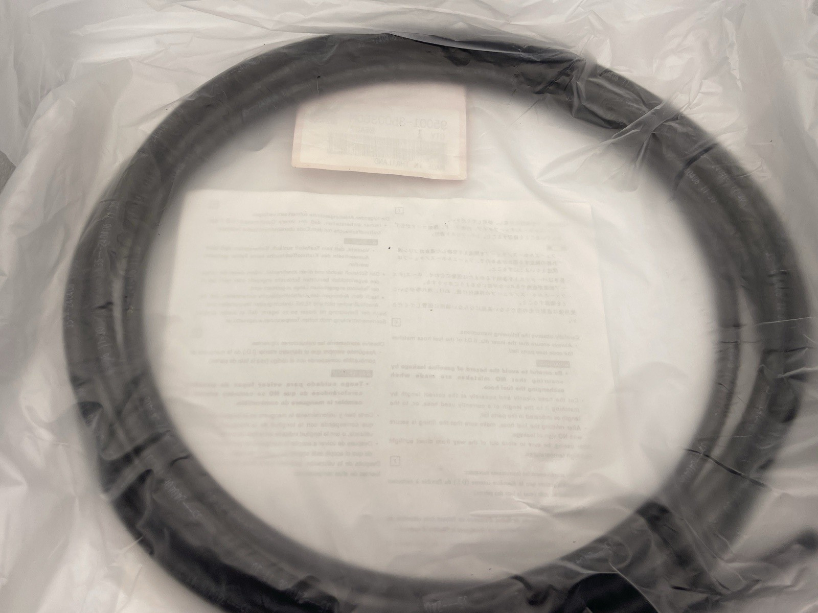 Genuine Honda Motorcycle Fuel Overflow Vent Line 3.5mm ID by Foot 95001-3500360M