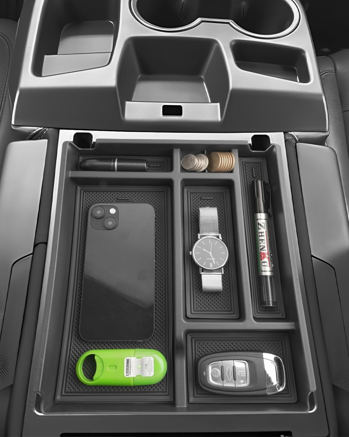 Center Console Tray 2019-2026 Chevy Silverado 1500 2020-2026 Silverado 2500HD 35