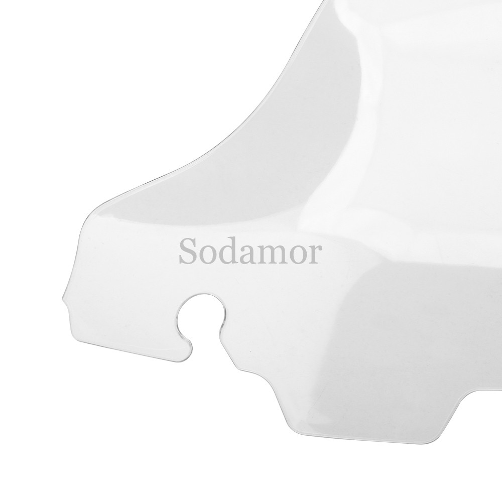 7″ Wave Windshield Windscreen Clear For Harley Touring Electra Glide 2014-2022