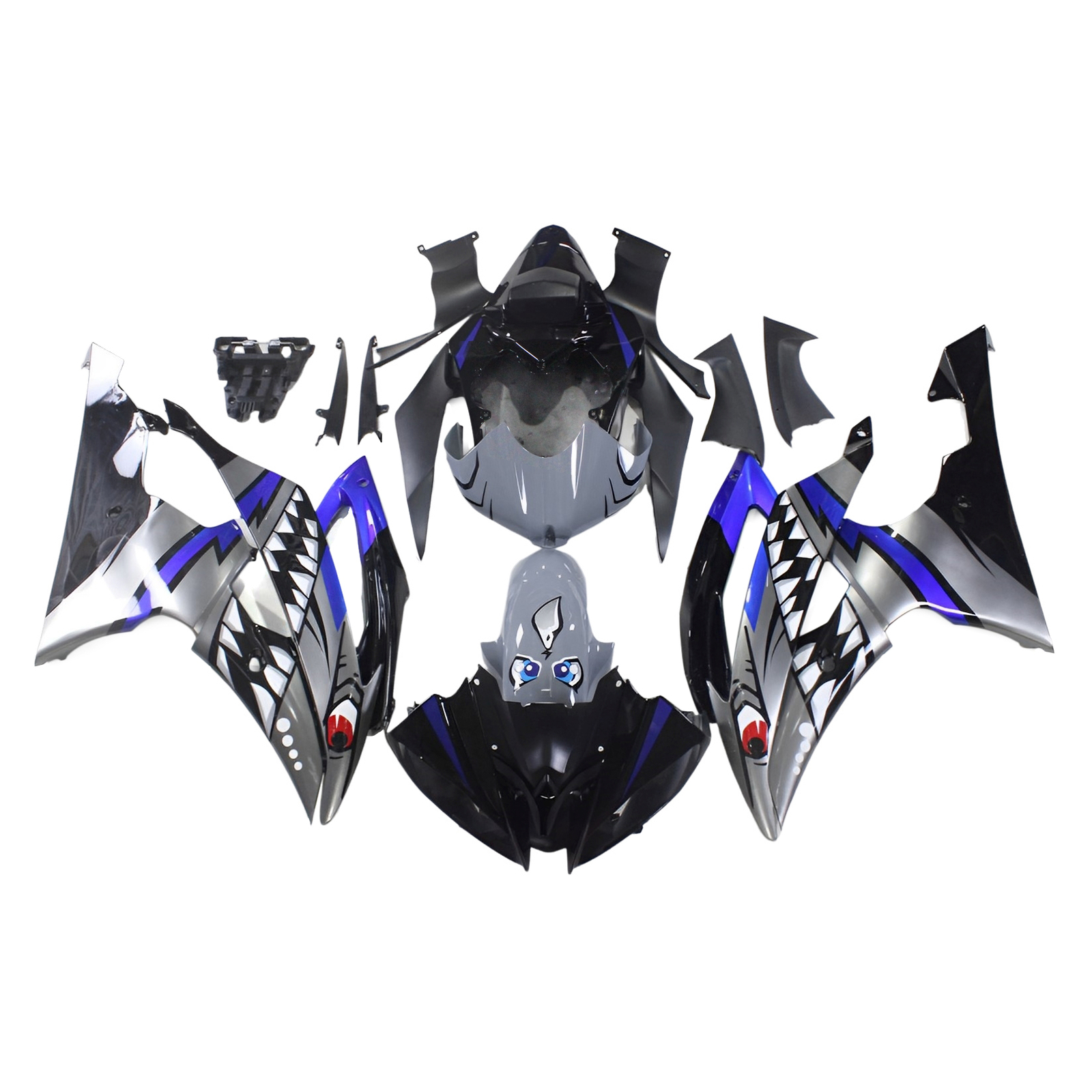 ABS Motor Plastics Bodywork Fairings For Yamaha YZF600 R6 2008-2015 2016 YZF R6