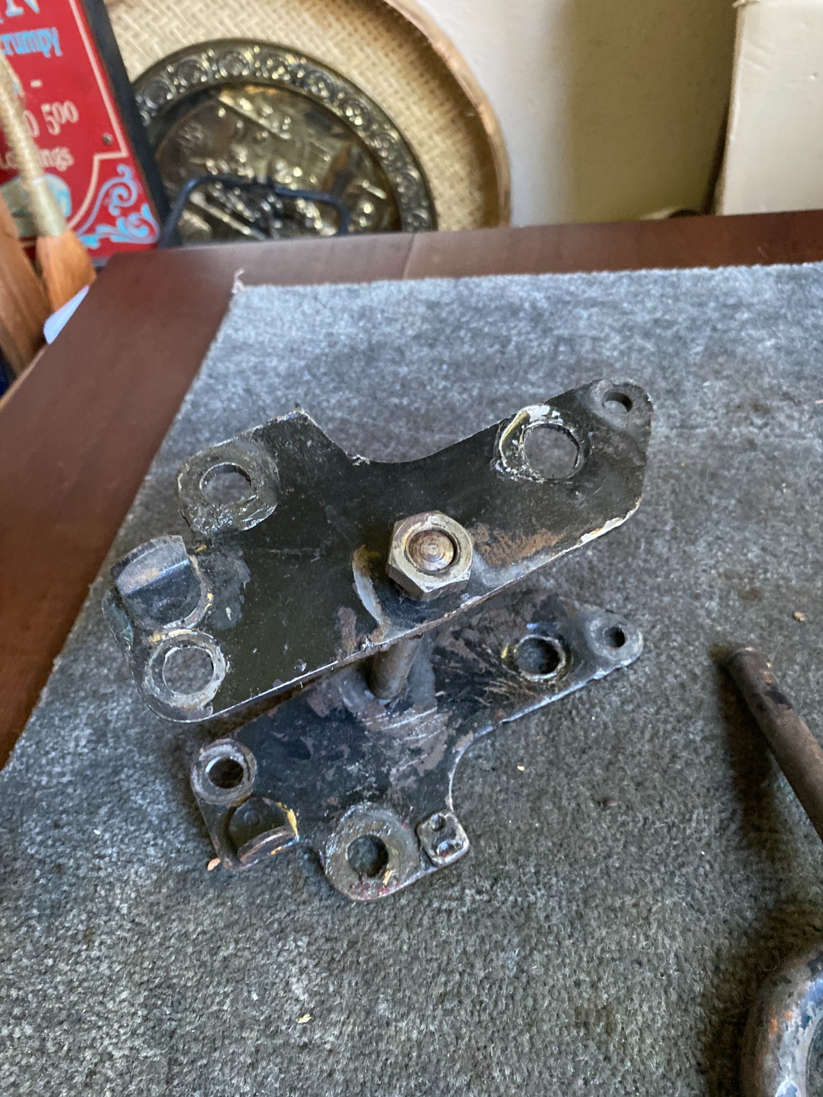 1950s 1960s AJS Matchless Unknown Lot G80 – Pair of Footrests Footpegs Brackets