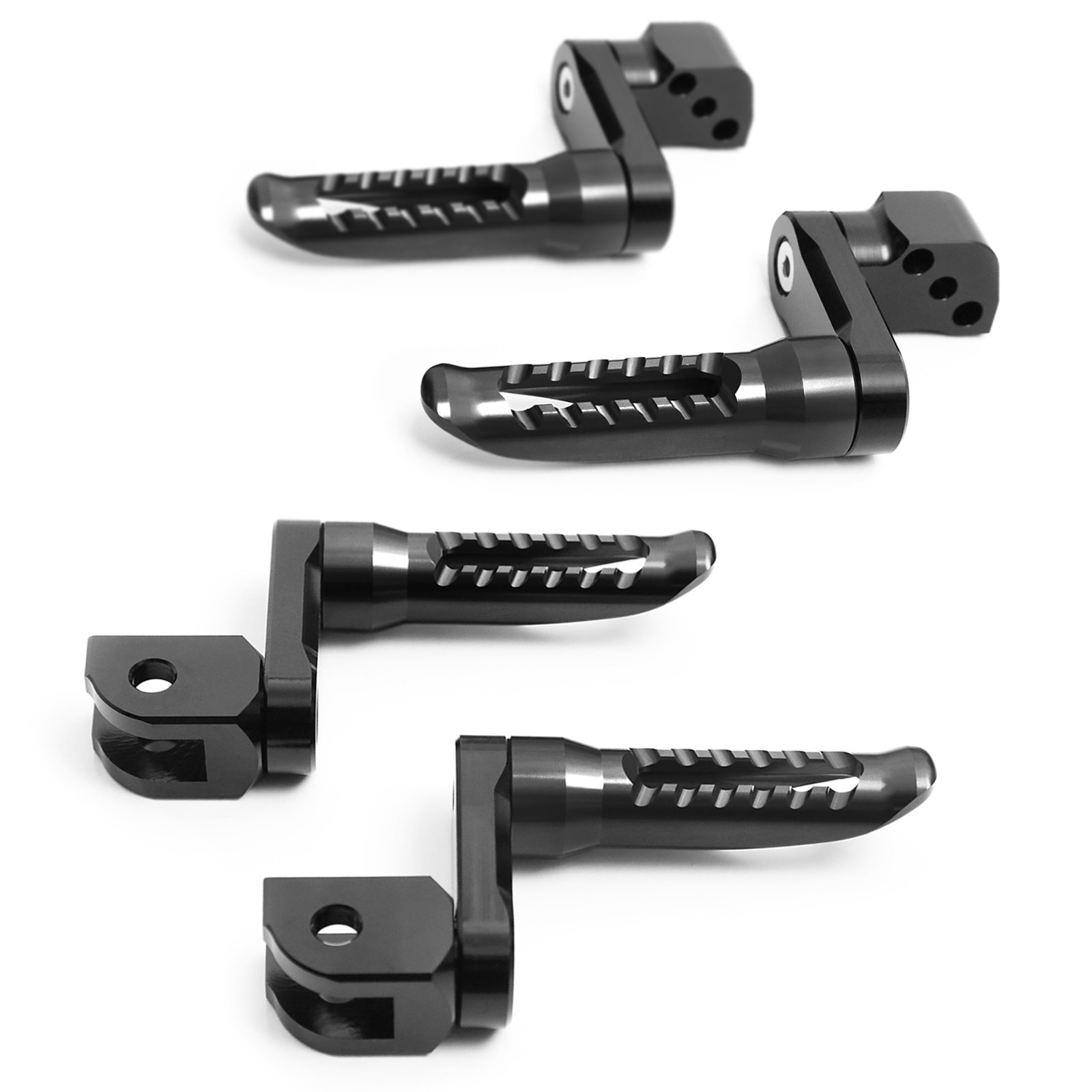 BOB 40mm Riser Black Front Rear Foot Pegs For Buell 1125R All Year