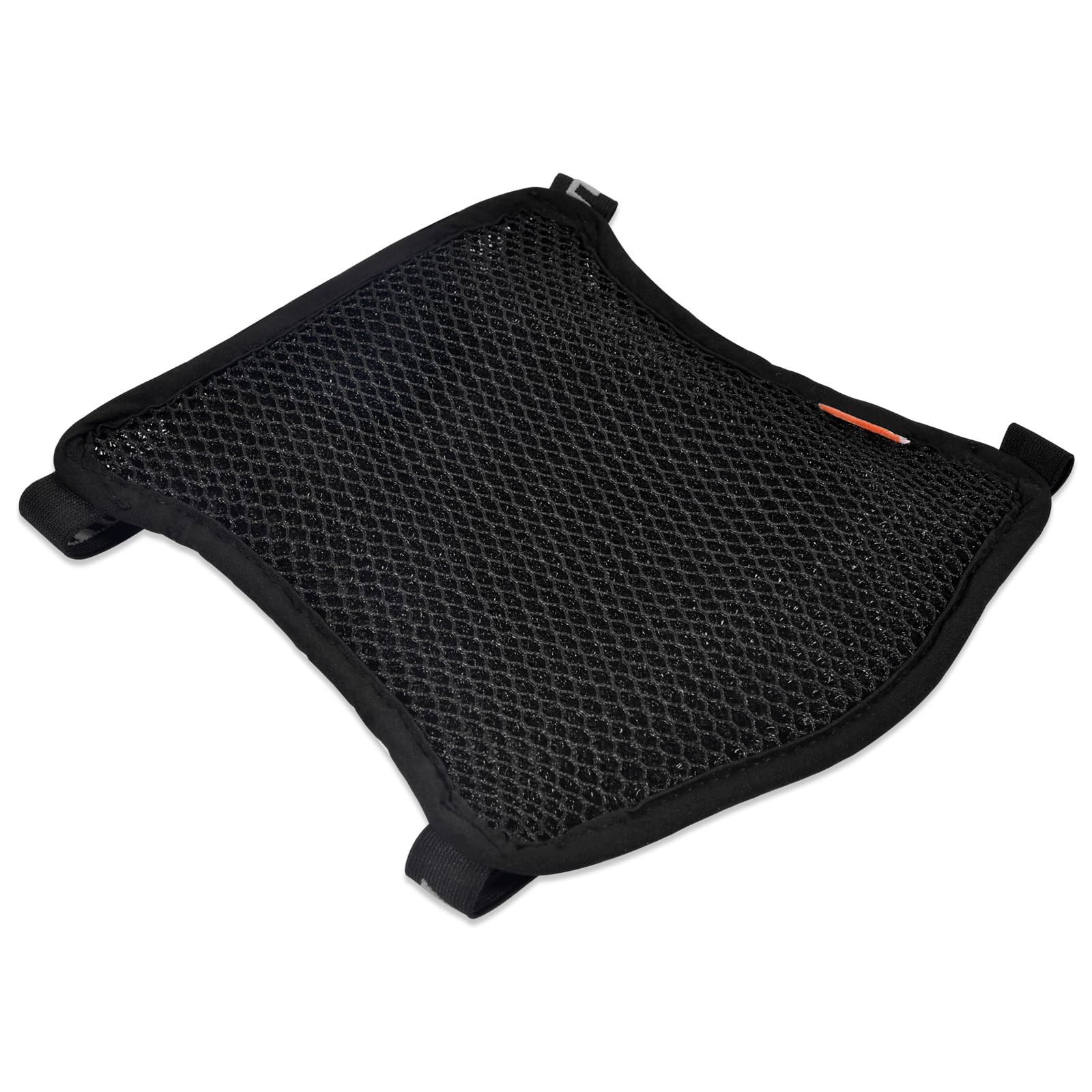 Motorcycle Seat Cushion Air Cooling 3D Mesh 26 x 27cm, Black