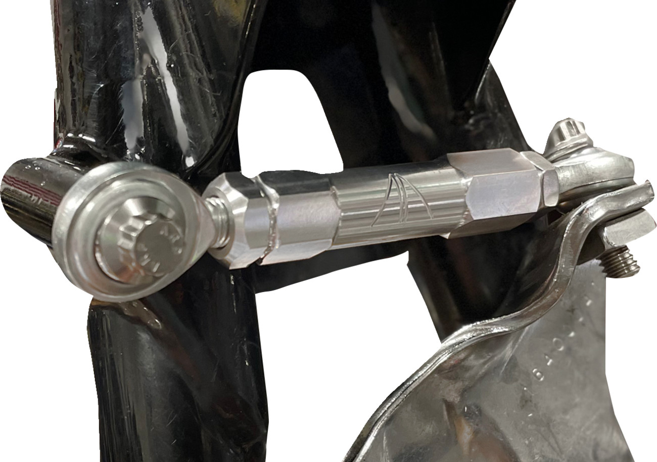 Alloy Art CFL-1 Adjustable Front Stabilizer Link Raw Machined HD Touring