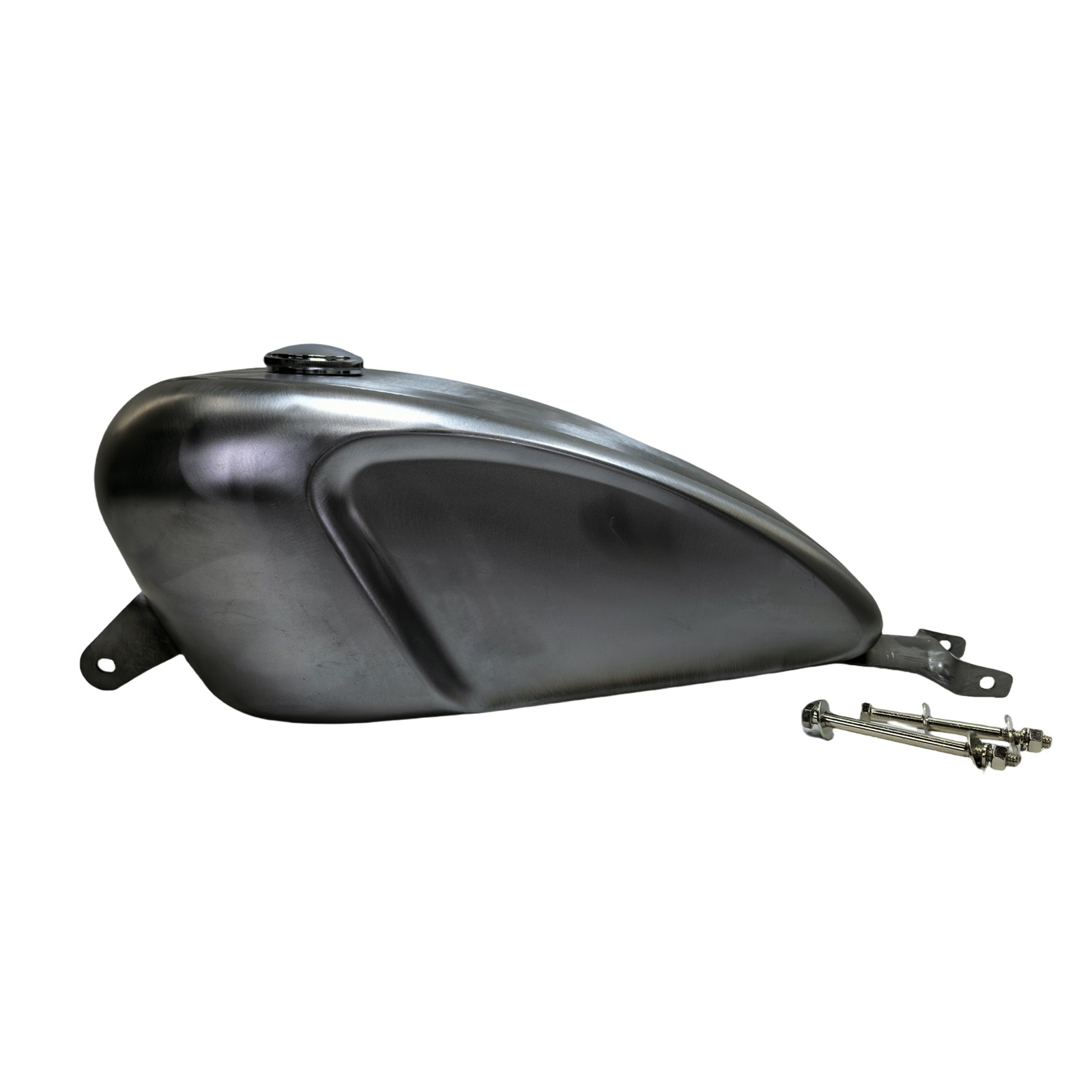 Unpainted Silver Petrol Fuel Tank For Harley Sportster 883 1200 2004-2006 05 14L