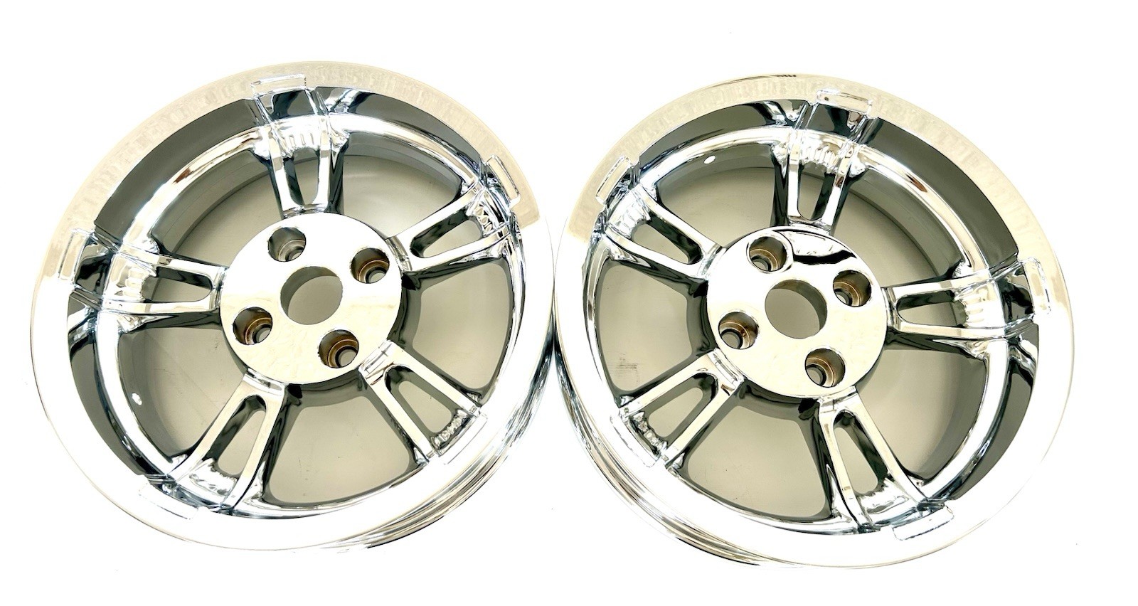 HARLEY REAR WHEELS FREEWHEELER TRI GLIDE Chrome 2009 -25 ENFORCER RIMS OUTRIGHT^
