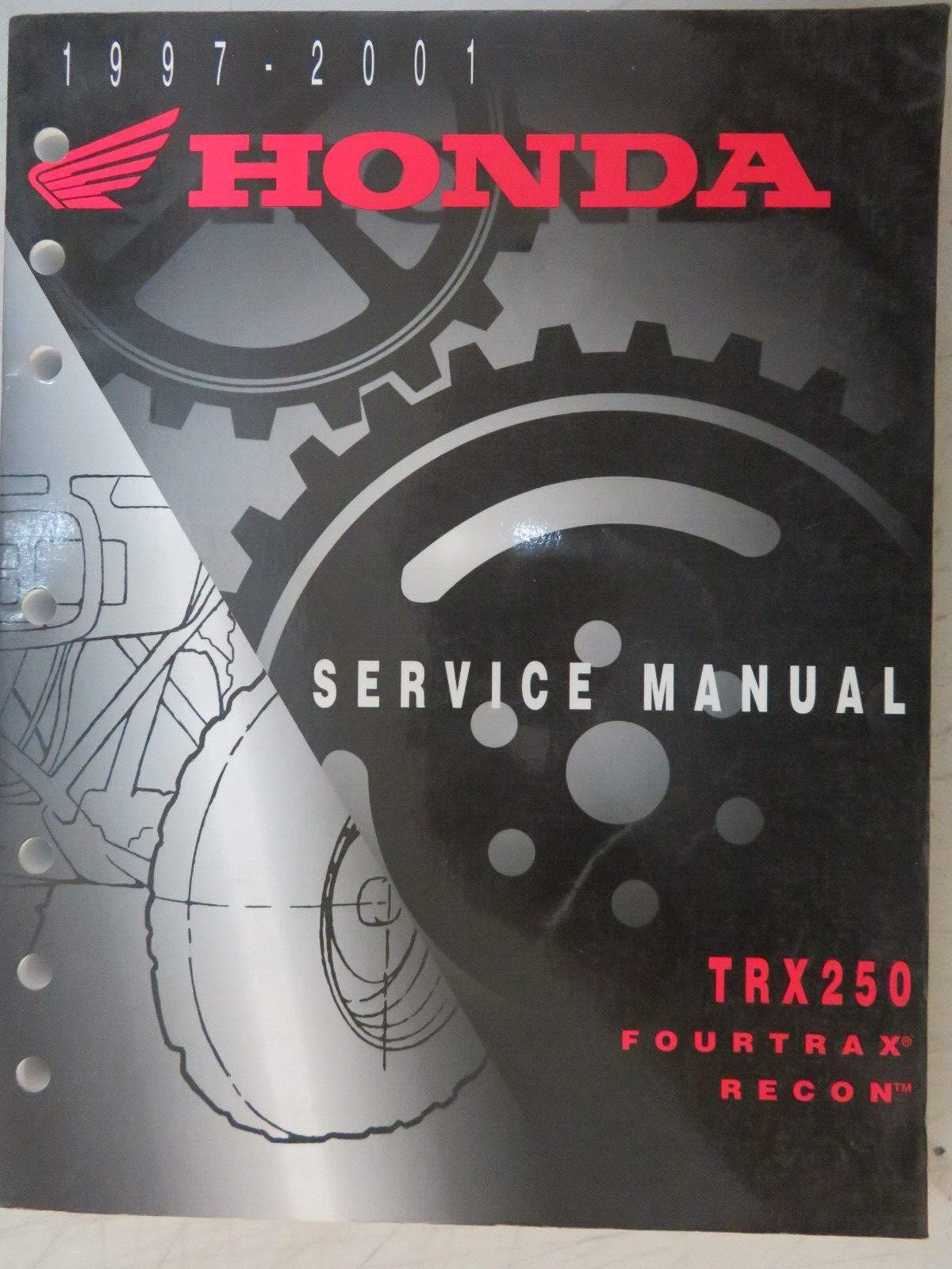 Honda New Factory Service Manual TRX250 Fourtrax Recon 1997-2001 61HM804