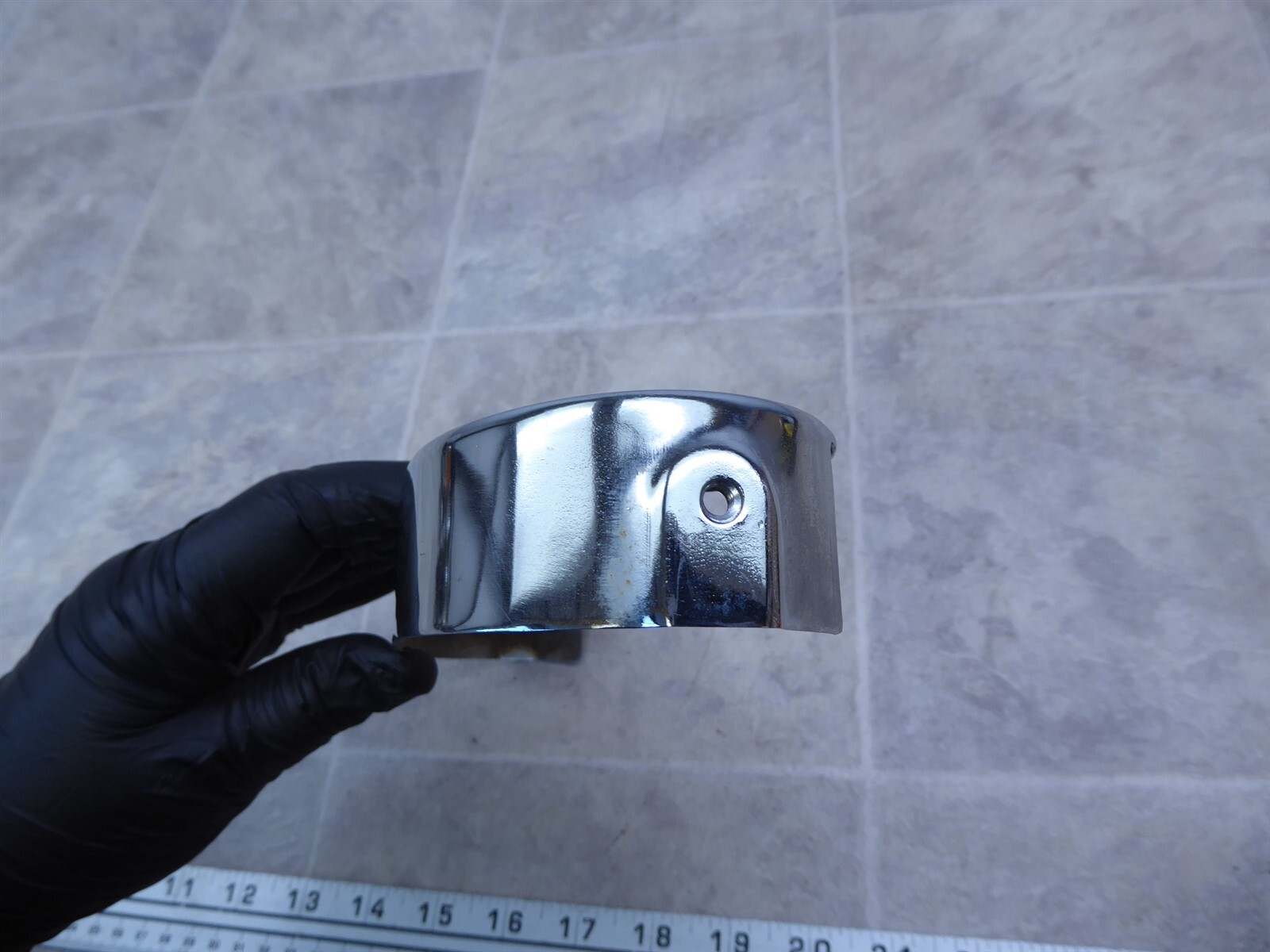 1977 Suzuki GS750E S891-6) chrome front fork trim cover