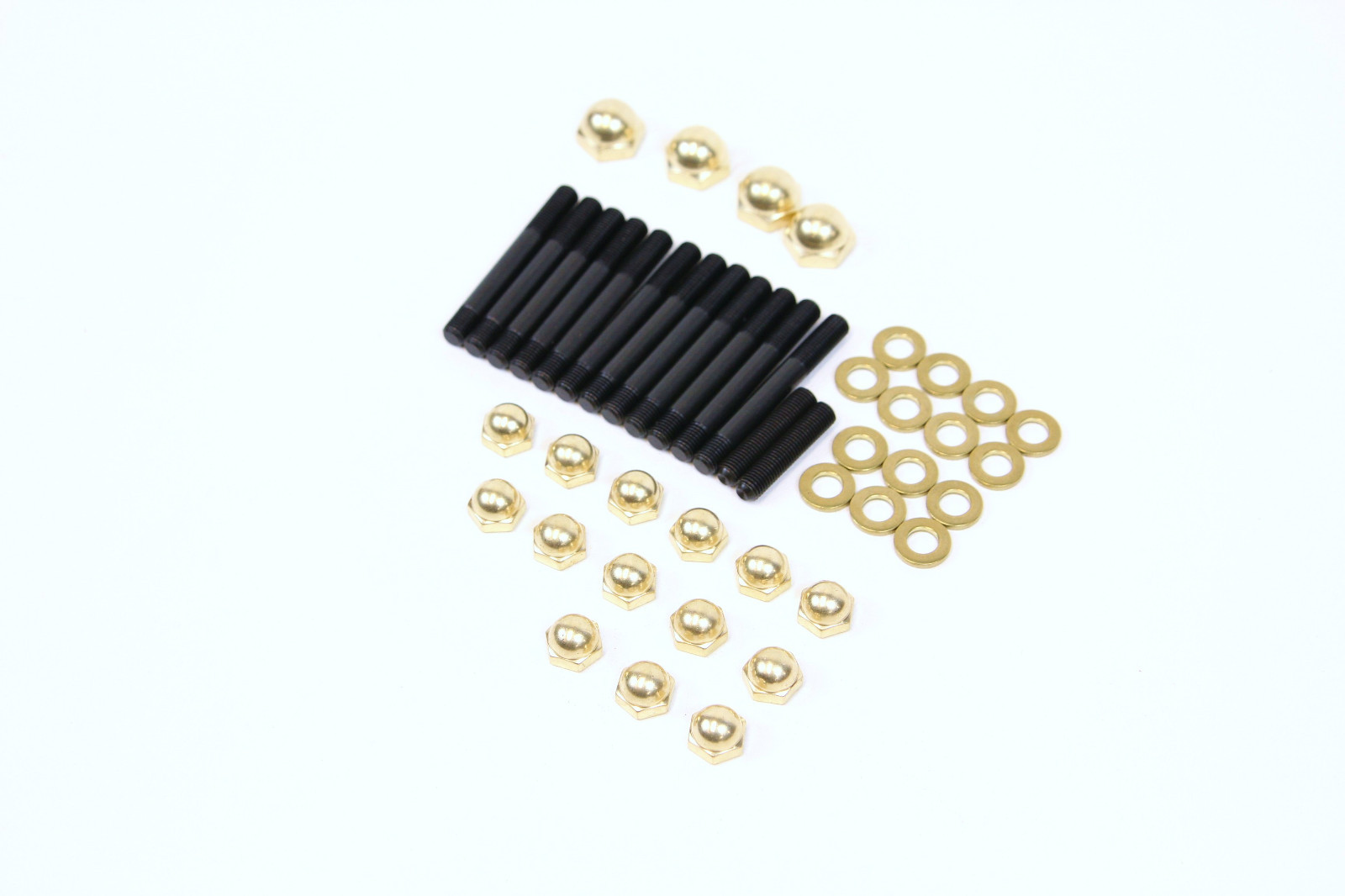 Harley Ironhead Sportster Rocker box Brass Acorns nuts cylinder head Old-Stf