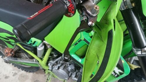 For Honda CRF250F 2019-2023 Red Clutch Brake Levers & Grips Handle Dirtbike Set