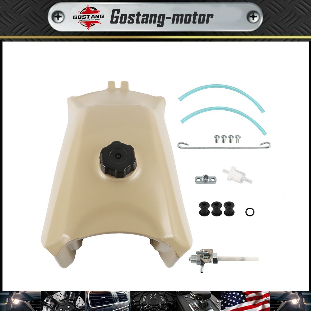 Plastic gas fuel tank fourtrax with petcock For Honda TRX300 TRX 300 93-2000
