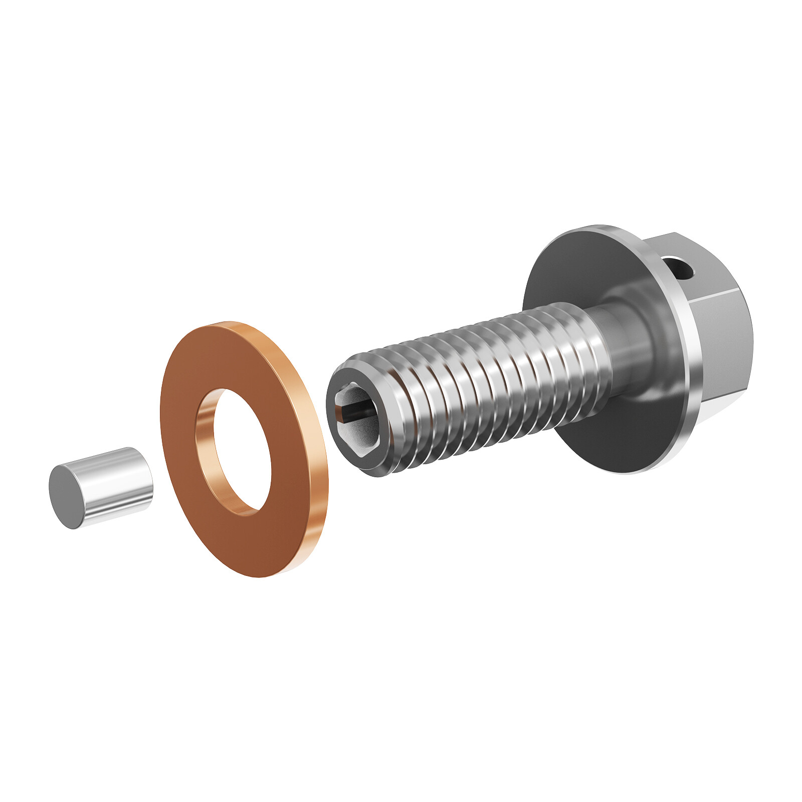 CNC Magnetic Oil Drain Plug Bolt For Honda CRF250R 2004-2016 CRF250X 2004-2017