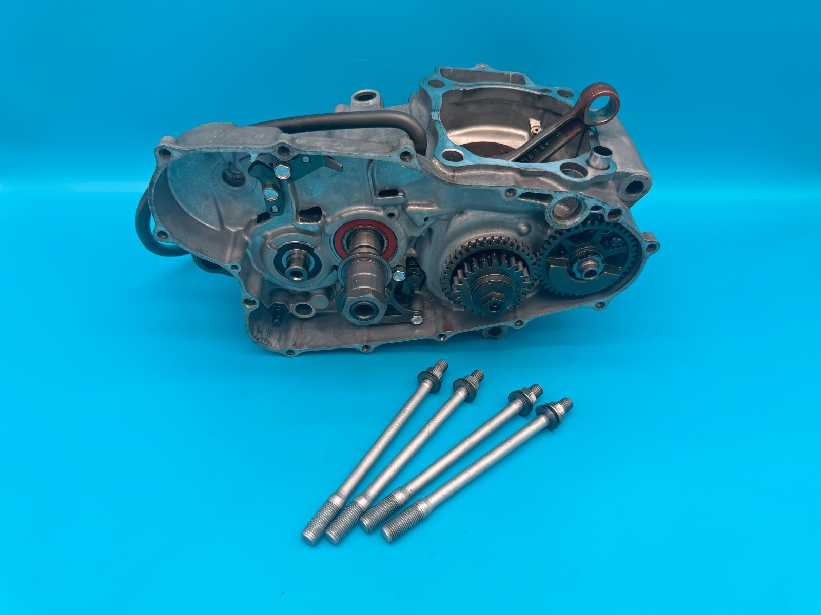 2003 Honda CRF450R OEM Engine Bottom End Crankcases Crankshaft Assembly