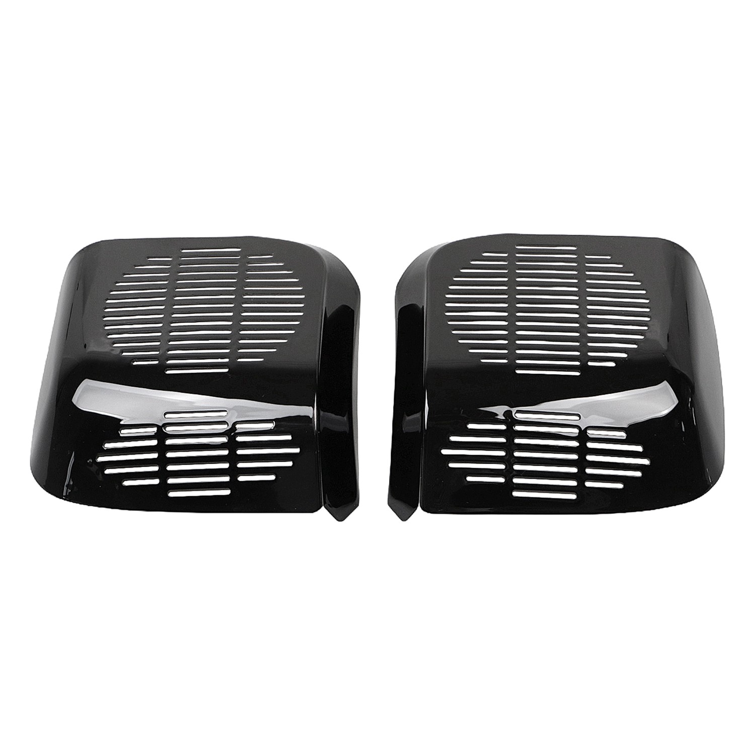 Gloss Black Rear Speaker Covers For Honda Goldwing 1500 GL1500 1988-2000 89 90