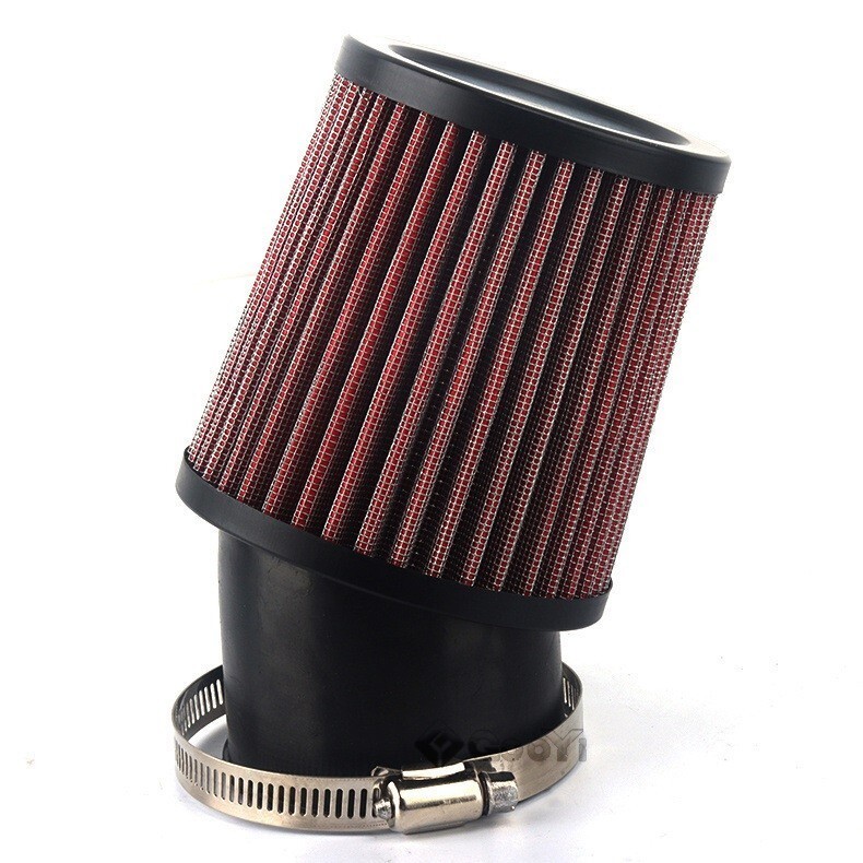 60mm-62mm Air Filter Pod Bend Inlet For Motorcycle Scooter ATV Dirt Bike