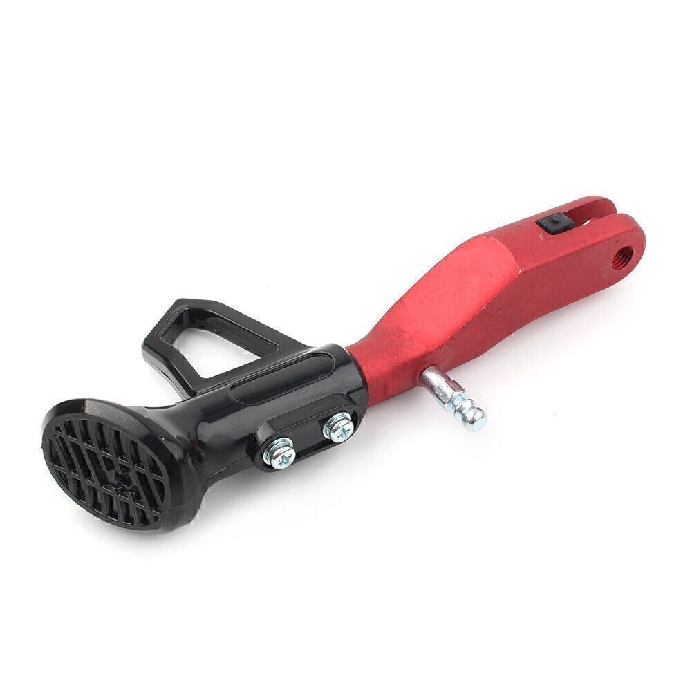 Adjustable 18-21CM Motorcycle Kickstand Foot Stand Support Side Stand Aluminum