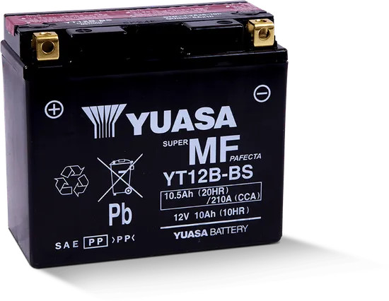 Yuasa YTX AGM Maintenance-Free Battery YT12B-BS Ducati Monster 1000 S 03-05