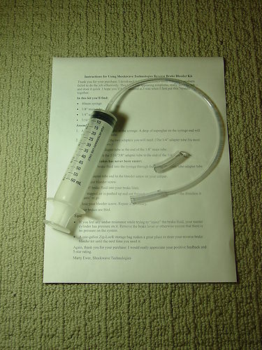 Reverse Brake Bleeder Kit for Harley Davidson Bleed One Person Solo