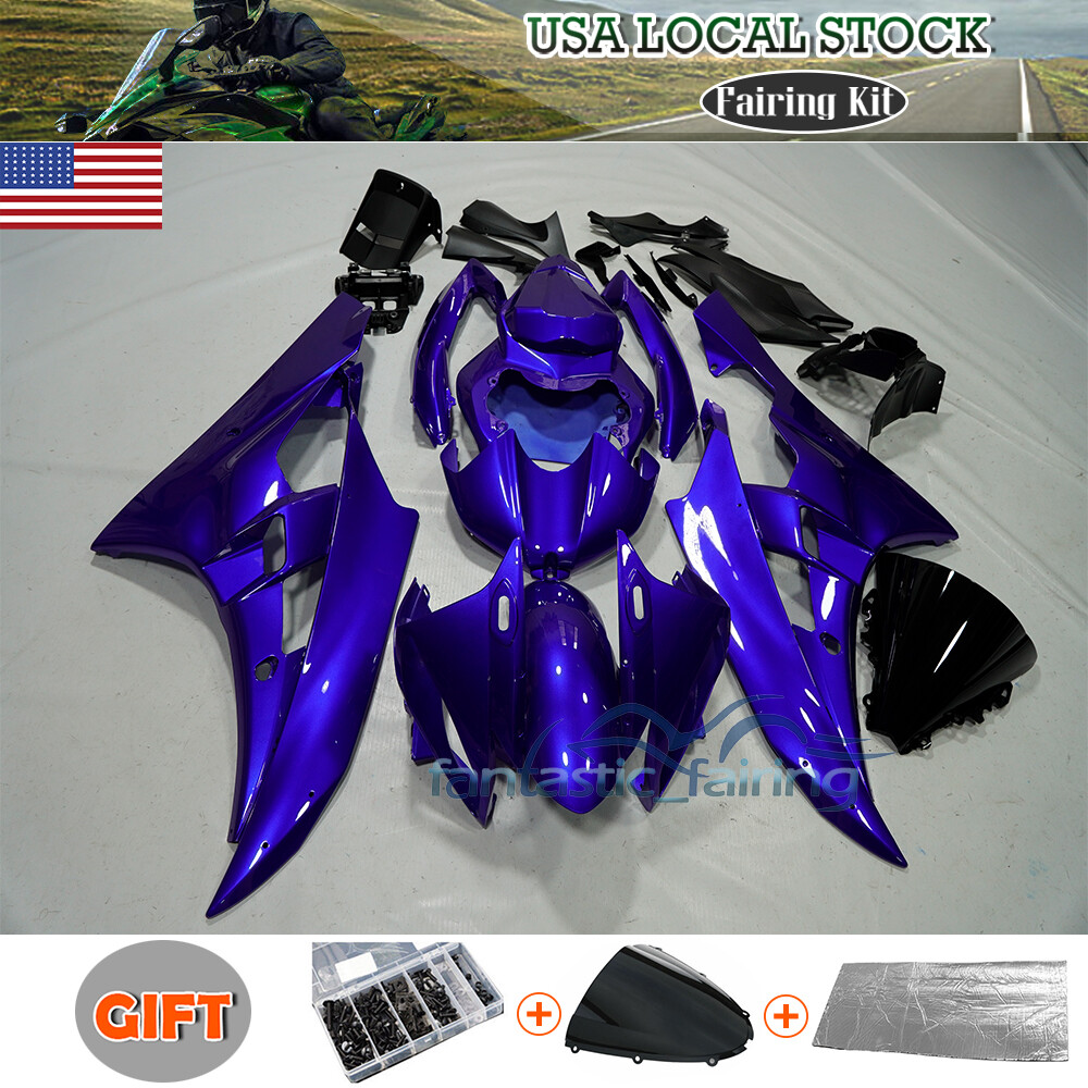 Fairing Kit W/ Bolts For Yamaha YZF R6 2006-2007 YZF-R6 ABS Injection Bodywork